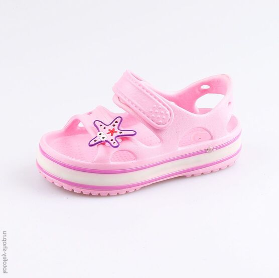 325077-02 Пляжная обувь с LED-подсветкой для девочки розовый