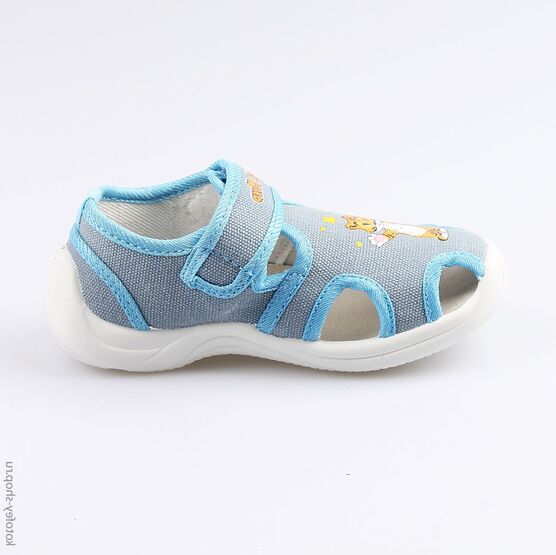 221032-11 Сандалии текстильные для мальчики голубой фото №2