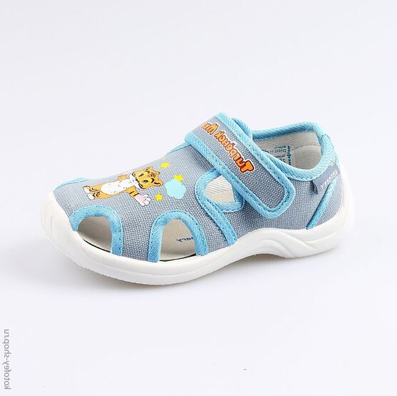 221032-11 Сандалии текстильные для мальчики голубой