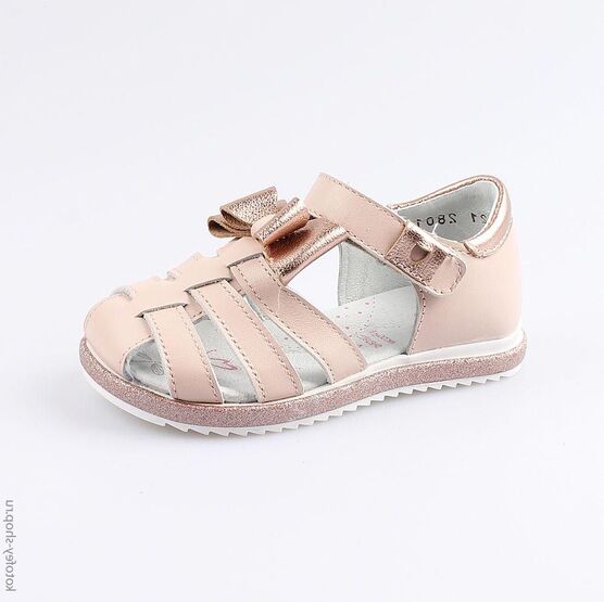 322085-21 Босоножки для девочки кожаные для девочки розовый