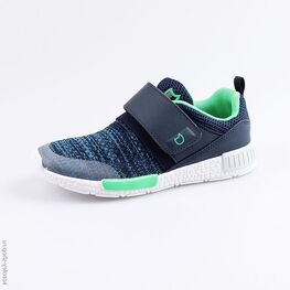 644219-71 Кроссовки на липучках для мальчики син-зел