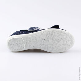 531077-12 Текстильная обувь для девочки светло-синий фото №3