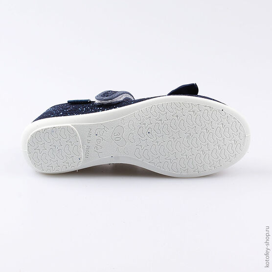 531077-12 Текстильная обувь для девочки светло-синий фото №3