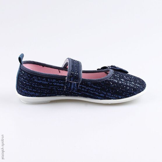 531077-12 Текстильная обувь для девочки светло-синий фото №2