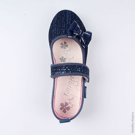 531077-12 Текстильная обувь для девочки светло-синий фото №4