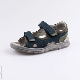 522130-22 Сандалии для мальчики син-зел