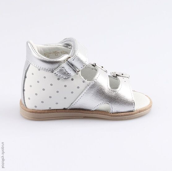 022071-23 Сандалии для первых шагов для девочки белый фото №2