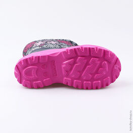 664037-42 Сноубутсы для девочки фук-син фото №3