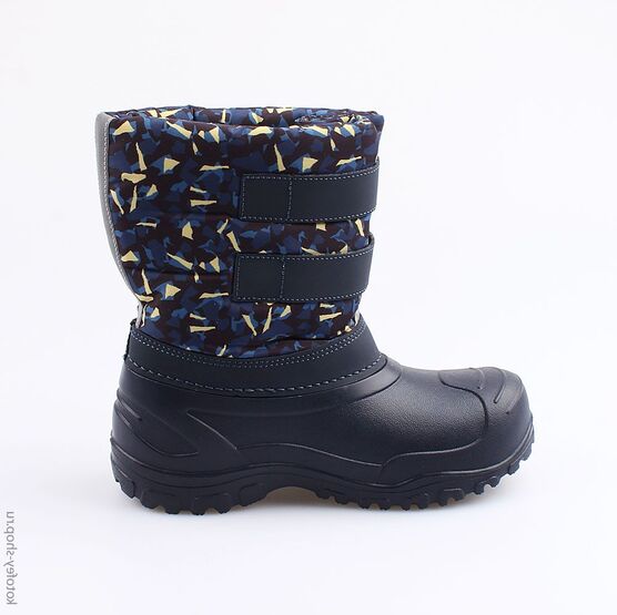 664038-42 Сноубутсы для мальчики син-жел фото №2