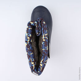 664038-42 Сноубутсы для мальчики син-жел фото №4