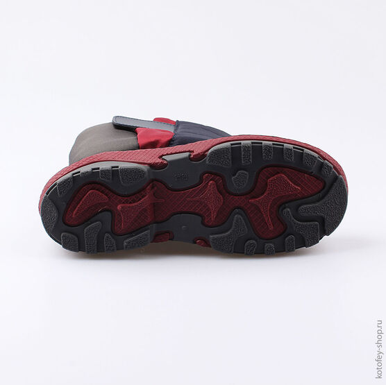 664048-43 Сноубутсы для мальчики сер-кра фото №3