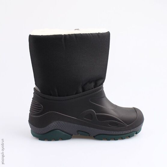 664048-44 Сноубутсы для мальчики чер-зел фото №2