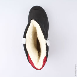 664049-41 Сноубутсы для мальчики черно-красный фото №4