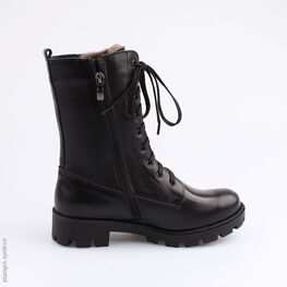 752118-51 Сапожки для девочки черный фото №2