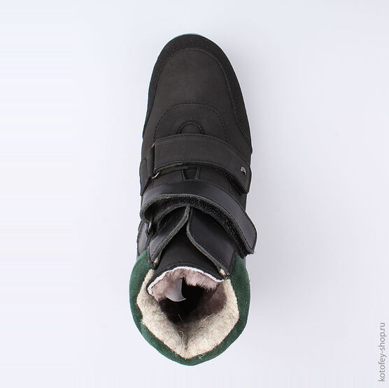 752123-52 Сапожки для мальчики черный фото №4