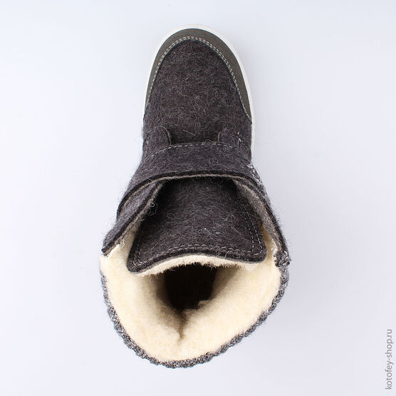 757012-41 Валенки для девочки черный фото №4