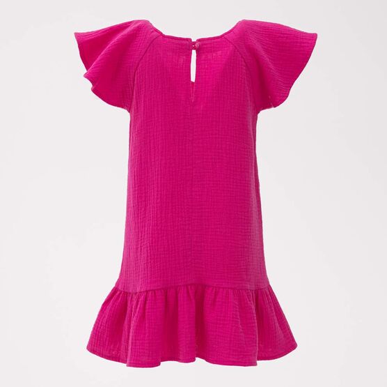 07865059-41 Платье из муслина для девочки фуксия для девочки фуксия фото №2
