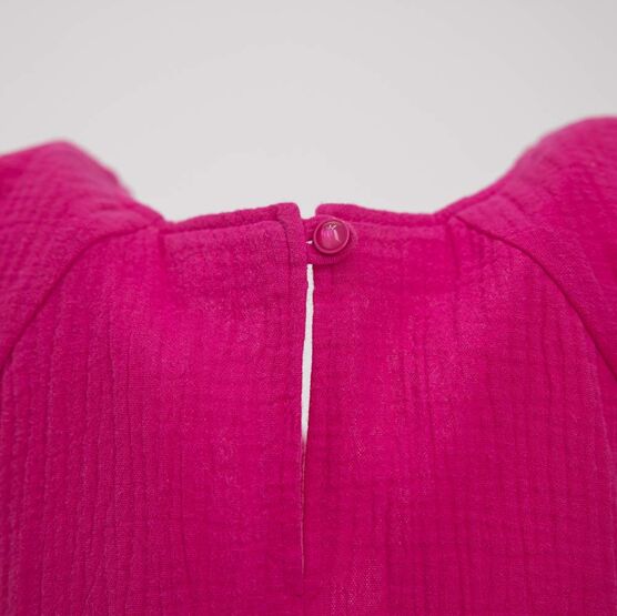 07865059-41 Платье из муслина для девочки фуксия для девочки фуксия фото №3