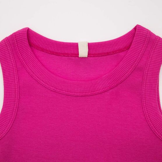 07865062-40 Платье трикотажное для девочки фуксия для девочки фуксия фото №4