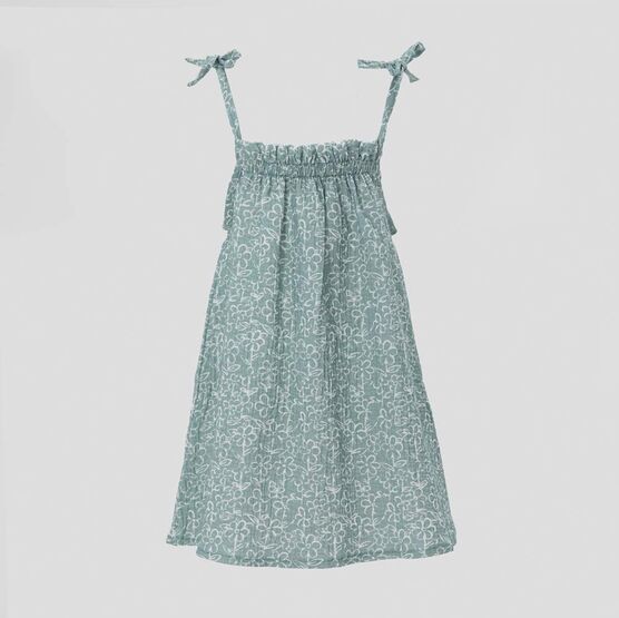 07865063-41 Платье-сарафан из муслина для девочки мятный для девочки мятный