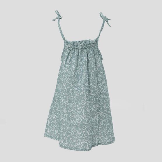 07865063-41 Платье-сарафан из муслина для девочки мятный для девочки мятный фото №2