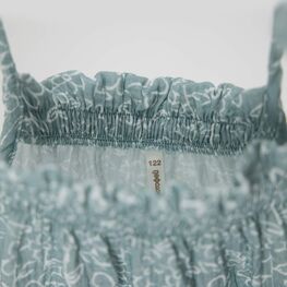 07865063-41 Платье-сарафан из муслина для девочки мятный для девочки мятный фото №3