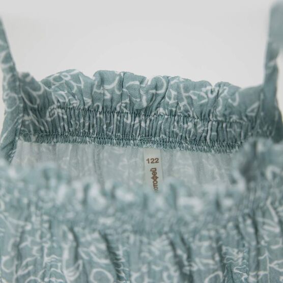 07865063-41 Платье-сарафан из муслина для девочки мятный для девочки мятный фото №3