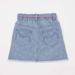 07866002-40 Джинсовая юбка для девочки голубой для девочки голубой фото №2