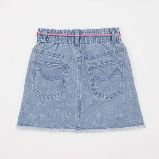 07866002-40 Джинсовая юбка для девочки голубой для девочки голубой фото №2