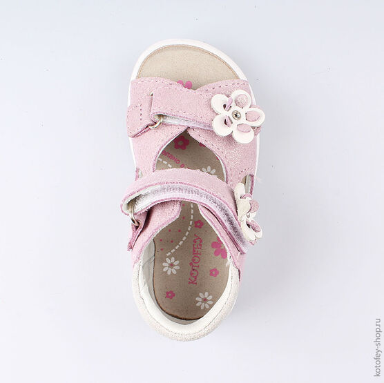 122102-24 Босоножки для девочки розовый фото №4