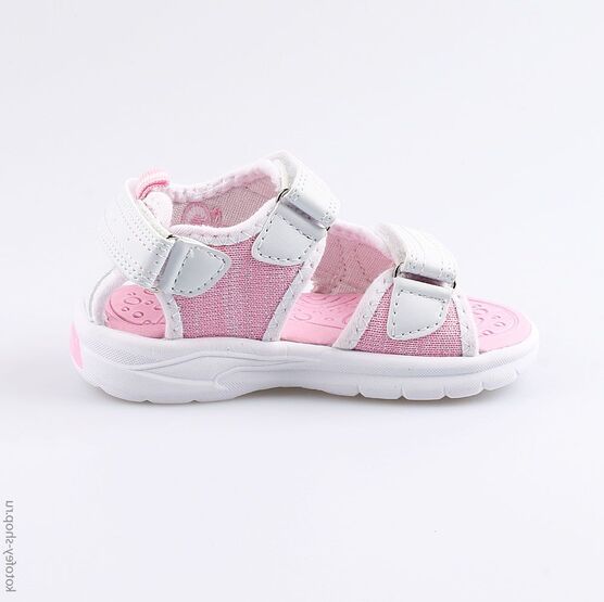 324018-12 Пляжная обувь с LED-подсветкой для девочки персиковый фото №2