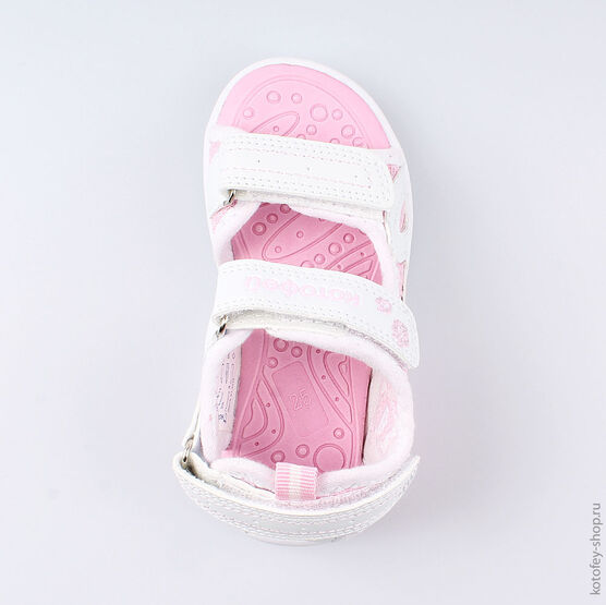 324018-12 Пляжная обувь с LED-подсветкой для девочки персиковый фото №4
