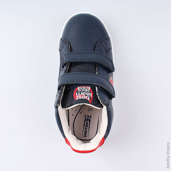 354027-21 Ботинки для мальчики син-кра фото №4