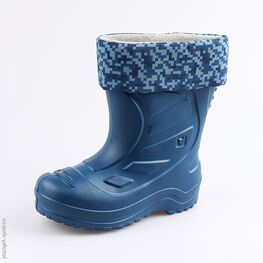 365003-10 Резиновые сапоги для мальчики светло-синий