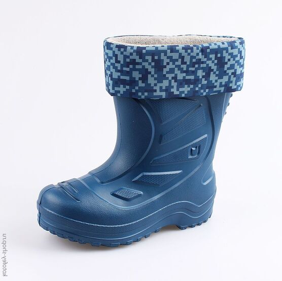 365003-10 Резиновые сапоги для мальчики светло-синий