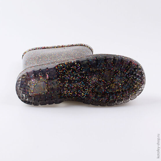 566171-11 Резиновые сапоги с LED-подсветкой для девочки разноцветный фото №3