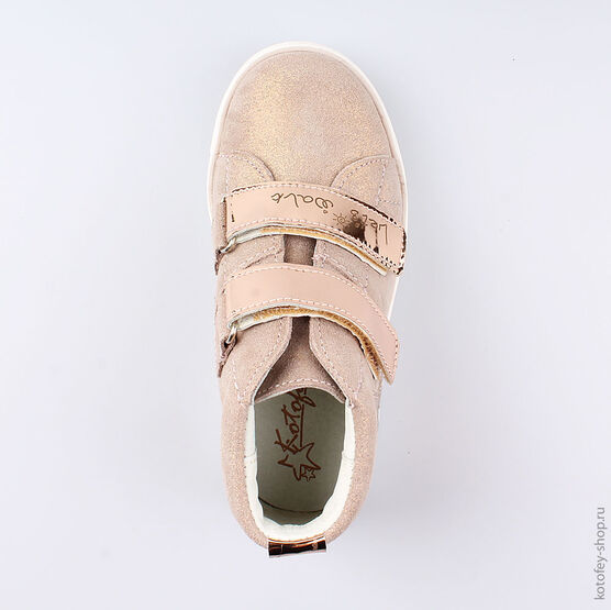 352214-21 Ботинки для девочки бронзовый фото №4