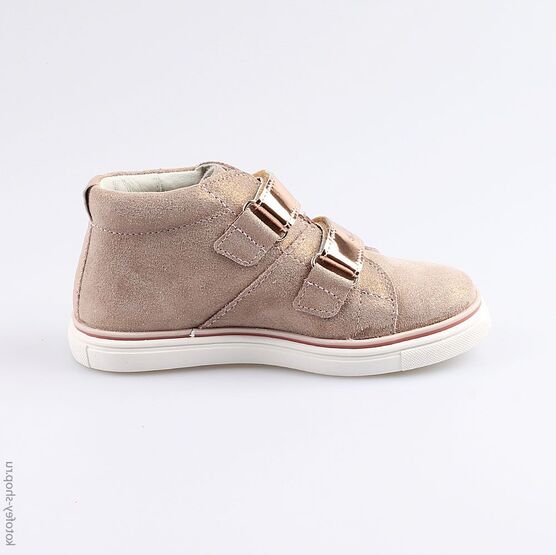 352214-21 Ботинки для девочки бронзовый фото №2
