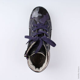 452112-22 Ботинки для девочки фиолетовый фото №4