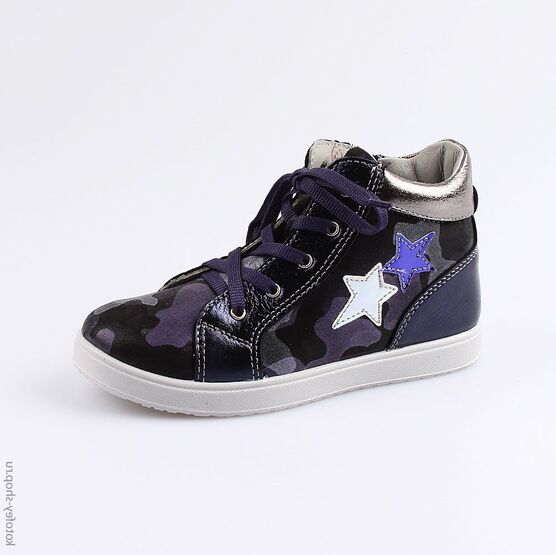 452112-22 Ботинки для девочки фиолетовый