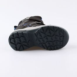 454807-41 Мембранные ботинки для мальчики чер-сер фото №3