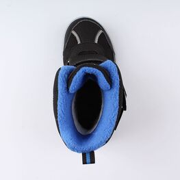 454807-41 Мембранные ботинки для мальчики чер-сер фото №4