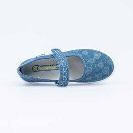 631109-11 Кеды для девочки светло-синий фото №4