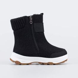 657013-42 Черные валенки для девочки Снег для девочки черный фото №2