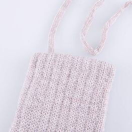 07821201-40 Варежки двухслойные из шерсти мериноса бежевый для девочки бежевый фото №2