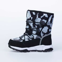 564094-42 Сапожки для мальчики чер-бел фото №2