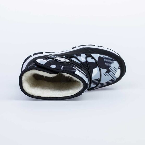 564094-42 Сапожки для мальчики чер-бел фото №4