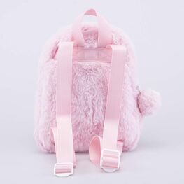 02810314-40 Пушистый рюкзак с ушками для девочки розовый фото №3