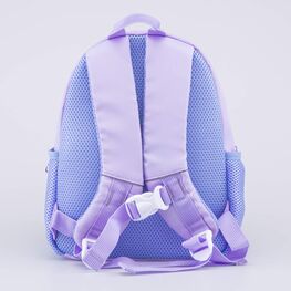 02810350-40 Детский рюкзак с игрушкой Полярный тигр для девочки сиреневый,голубой фото №3