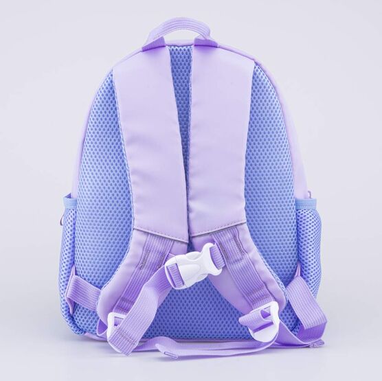 02810350-40 Детский рюкзак с игрушкой Полярный тигр для девочки сиреневый,голубой фото №3